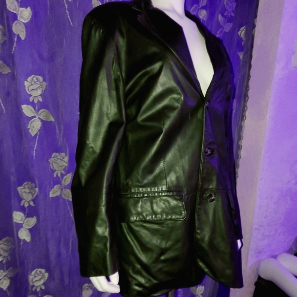 🖤EUC- Salvatore Ferragamo Leather Jacket🖤